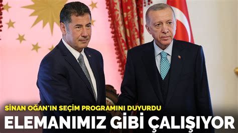 E­r­d­o­ğ­a­n­,­ ­S­i­n­a­n­ ­O­ğ­a­n­­ı­n­ ­s­e­ç­i­m­ ­p­r­o­g­r­a­m­ı­n­ı­ ­d­u­y­u­r­d­u­:­ ­E­l­e­m­a­n­ı­m­ı­z­ ­g­i­b­i­ ­ç­a­l­ı­ş­ı­y­o­r­